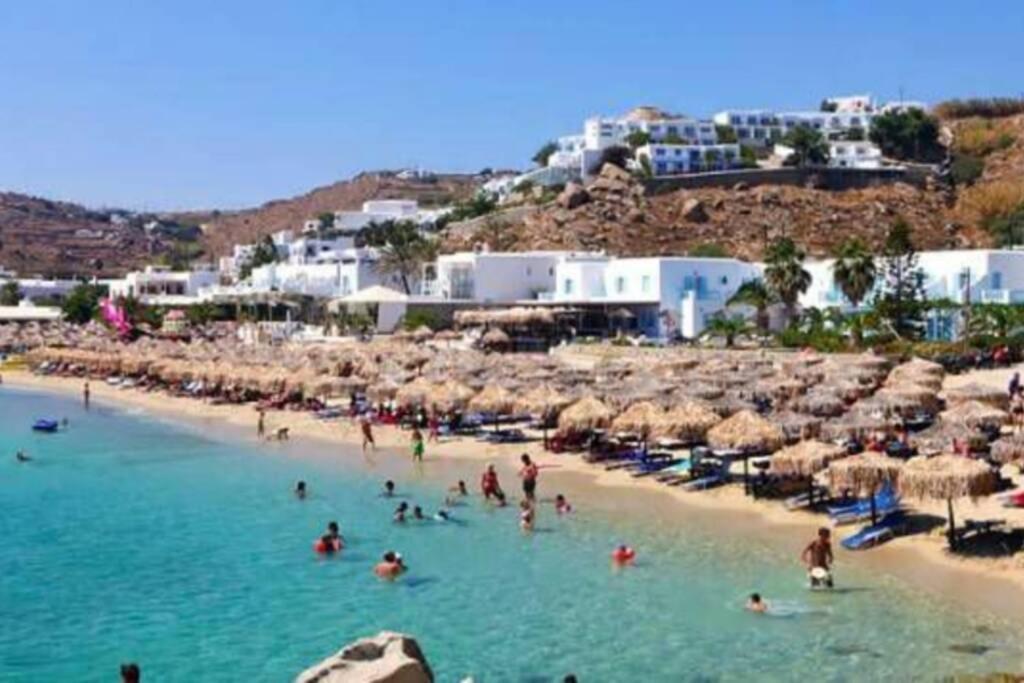 Mykonian Beauty Villa Platys Gialos  ภายนอก รูปภาพ